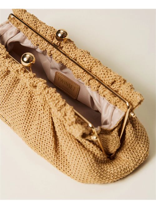 Borsa clutch in rafia con charm TWINSET | 261 TD8280/00193